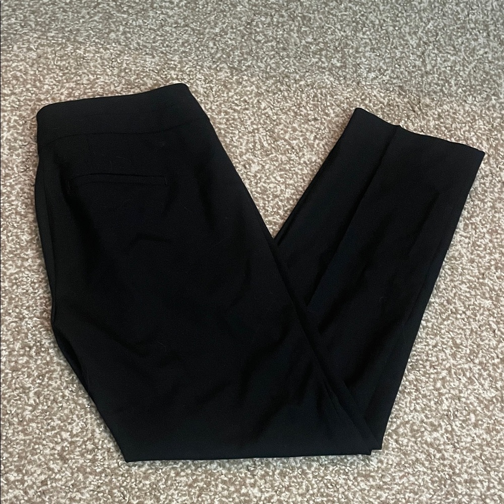 Talbots Signature Petite Black Straight Leg Dress Pants